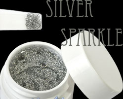 gel glitter silver sparkle 5 ml 